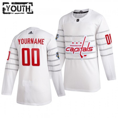 Washington Capitals Dresy Custom Bílá Adidas 2020 NHL All-Star Authentic - Dětské